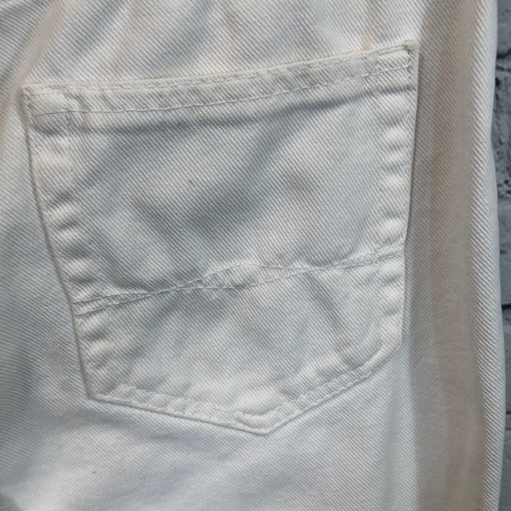 𝅺WHITE Zara Denim Jeans - Picture 6 of 10